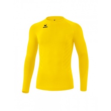 Erima Bielizna Funkcyjna Longsleeve Athletic Okrągły Dekolt (bezszwowa) żółta Męska